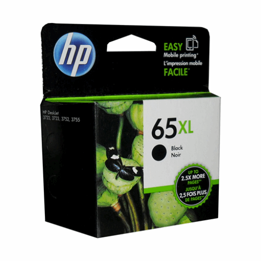 HP 65XL Black Original Ink Cartridge – – Inkjets – HP Canada