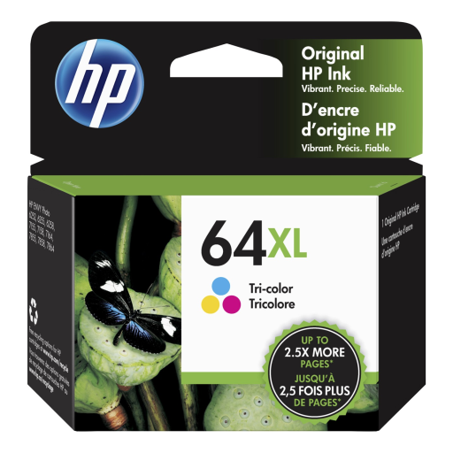HP 64XL Tri-color Original Ink Cartridge – – Inkjets – HP Canada