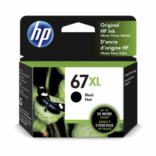 HP 67XL Black Original Ink Cartridge – – Inkjets – HP Canada