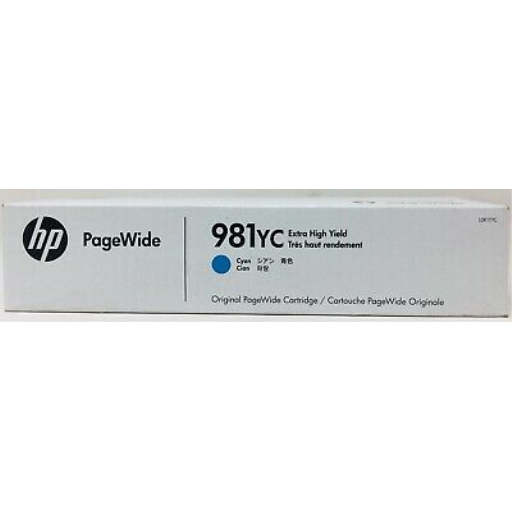 L0R17YC CONTRACT HP #981YC CYAN PAGEWIDE CARTRIDGE – – Inkjets – HP Canada