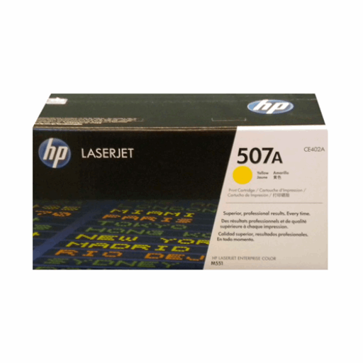 HP 507A Yellow LaserJet Toner Cartridge – – Toners – HP Canada