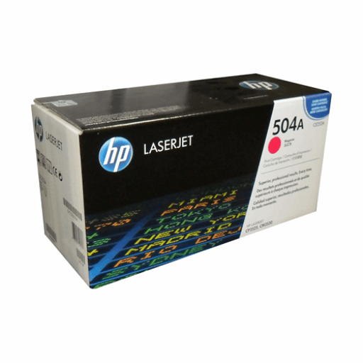 HP #504A COLOR LASERJET CP3525 MAGENTA SC 7K – – Toners – HP Canada