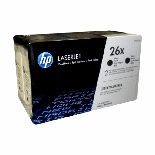 HP 26X Black 2-pack LJ Toner Cartridge – – Toners – HP Canada