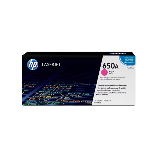HP 650A (CE273A) Magenta Original LaserJet Toner Cartridge – – Toners – HP Canada