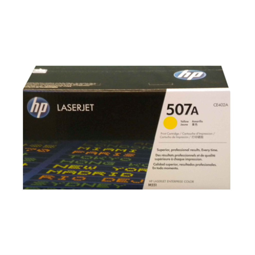HP 507A Yellow LaserJet Toner Cartridge – – Toners – HP Canada