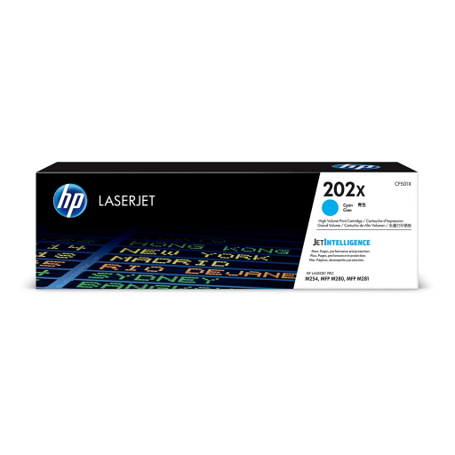 HP 202X Cyan LaserJet Toner Cartridge – – Toners – HP Canada