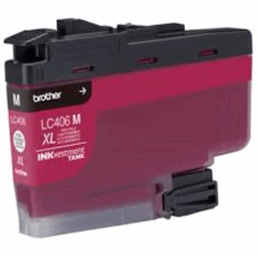 Brother Genuine LC406XLMS High-Yield Magenta Ink Cartridge – – Inkjets – Brother