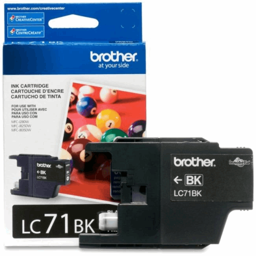 Brother LC71BKS Innobella Black Ink Cartridge, Standard Yield – – Inkjets – Brother