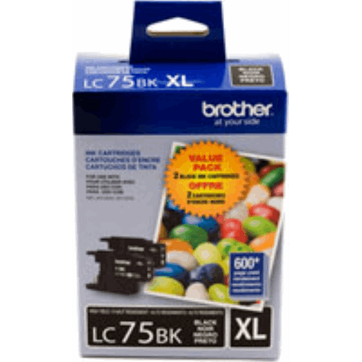Brother LC752PKS 2-Pack of Innobella Black Ink Cartridges, Standard Yield – – Inkjets – Brother
