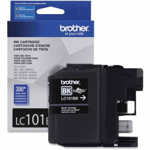 Brother LC101BKS Innobella Black Ink Cartridge, Standard Yield – – Inkjets – Brother