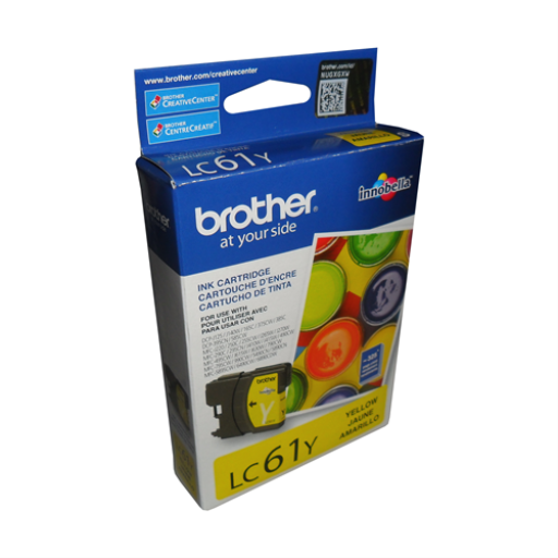 Brother LC61YS Innobella Yellow Ink Cartridge, Standard Yield – – Inkjets – Brother