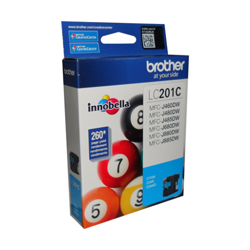 Brother LC201CS Innobella Cyan Ink Cartridge, Standard Yield – – Inkjets – Brother