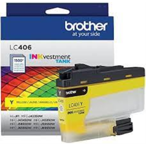 Brother Genuine LC406XLYS High-Yield Yellow Ink Cartridge – – Inkjets – Brother