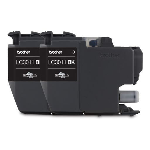 Brother Genuine LC30112PKS 2-Pack Standard-yield Black Ink Cartridge – – Inkjets – Brother
