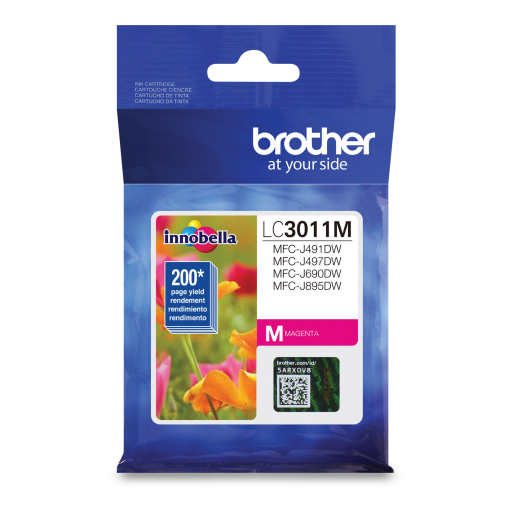 Brother LC3011MS Magenta Ink Cartridge, Standard Yield – – Inkjets – Brother