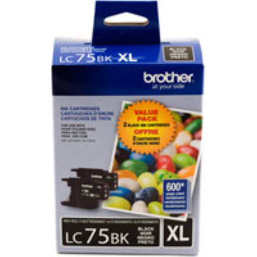 Brother LC752PKS 2-Pack of Innobella Black Ink Cartridges, Standard Yield – – Inkjets – Brother