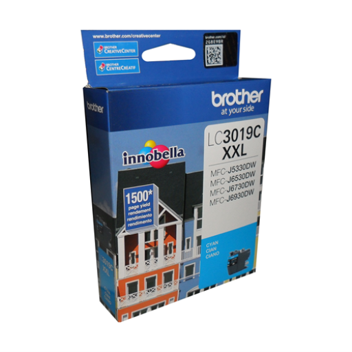 Brother LC3019CS Innobella Cyan Ink Cartridge, Super High Yield – – Inkjets – Brother