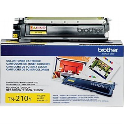 Brother TN210Y Yellow Toner Cartridge, Standard Yield – – Laser – Brother