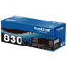 Brother TN830 Genuine Standard Yield Black Toner Cartridge – – Laser – Brother