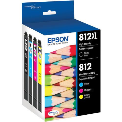 T812XL-BCS Epson EPSON T812 High Capacity Black and Standard – – Inkjets – Epson