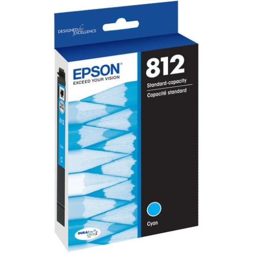 T812220-S Epson EPSON T812 Standard Capacity Cyan Ink Cartri – – Inkjets – Epson