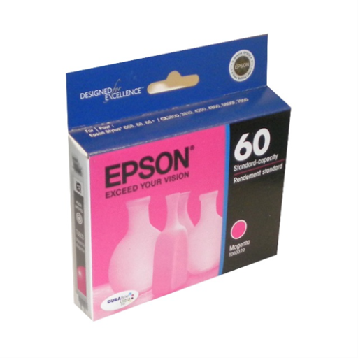T060320S Epson 60 Magenta Original Ink Cartridge – – Inkjets – Epson