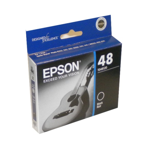 T048120S Epson 48 Black Original Ink Cartridge – – Inkjets – Epson