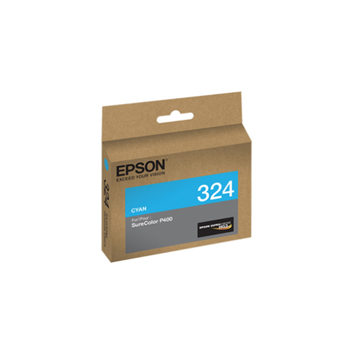 Epson T324 Ultrachrome HG2 Cyan Ink Cartridge (T324220) – – Inkjets – Epson