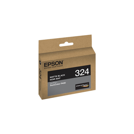 T324820 Epson 324 Matte Black Original Ink Cartridge – – Inkjets – Epson