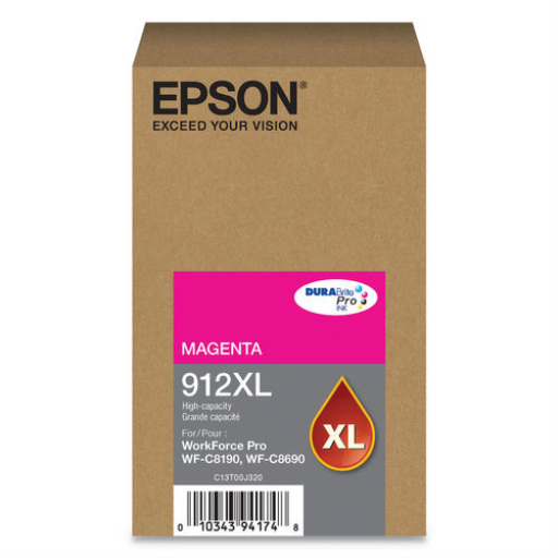 Epson T912XL320, Magenta Ink Cartridge,High-capacity – – Inkjets – Epson
