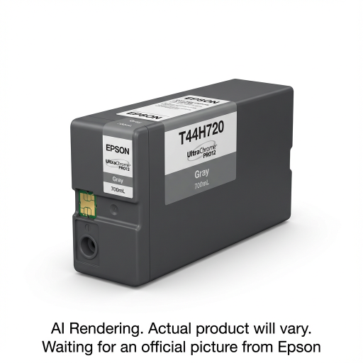 Epson UltraChrome PRO12 Gray 700mLT44H720 – – Inkjets – Epson