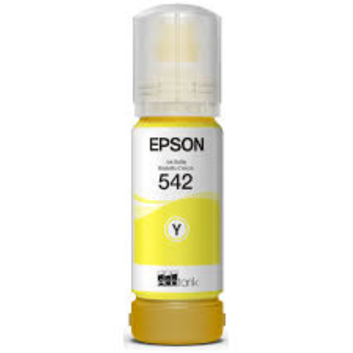 T542420 Epson 542 Pigment Yellow Ink Bottle – – Inkjets – Epson