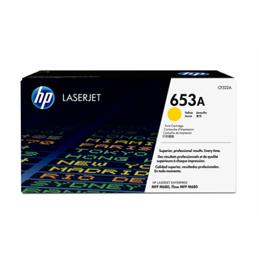 HP 653A Yellow LaserJet Toner Cartridge – – Toners – HP Canada
