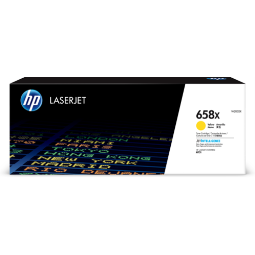 HP 658X Yellow LaserJet Toner Cartridge – – Toners – HP Canada