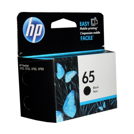 HP 65 Black Original Ink Cartridge – – Inkjets – HP Canada