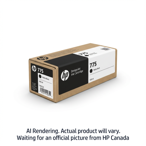 1XB22A HP HP 775 500ml Matte Black DesignJet Ink Cartridge – – Inkjets – HP Canada