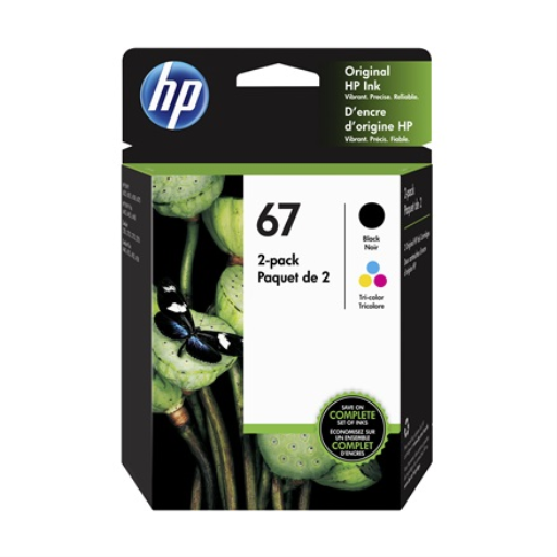 HP 67 Clr/Blk Original Ink Crtg 2-Pk – – Inkjets – HP Canada