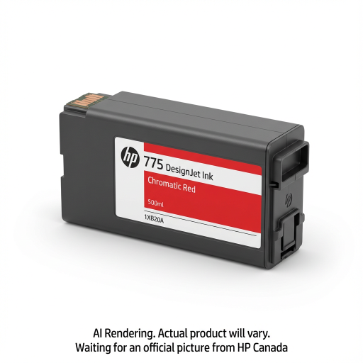 1XB20A HP HP 775 500ml Chromatic Red DesignJet Ink Cartridge – – Inkjets – HP Canada