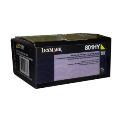 80C1HY0 Lexmark CX410,510 Yellow Return Program 3K Toner Cartridge – Toners | Lexmark