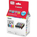 CLI221 Black, Cyan, Magenta & Yellow 4 Color Ink Pack SKU 2946B017 – Inkjets | Canon