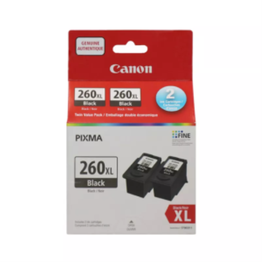 PG-260XL Twin Value Pack – Inkjets | Canon