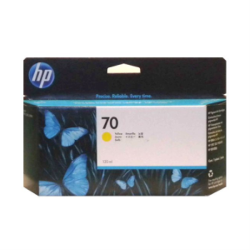 HP 70 Yellow 130ml Ink Cartridge – – UK Inkjets – HP Canada