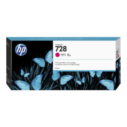 HP 728 300-ml Magenta Ink Crtg – – UK Inkjets – HP Canada