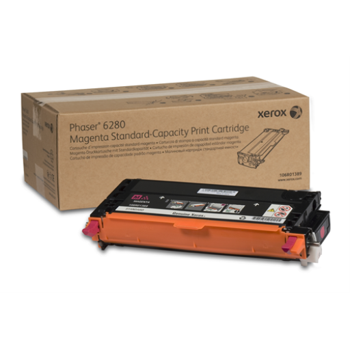 106R01389 Magenta Standard Capacity Print Cartridge, Phaser 6280 – – Laser – Xerox