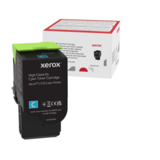 006R04365 Genuine Xerox Cyan High Capactiy Toner Cartridge, Xerox C310 & C315 Color Printer – – Laser – Xerox