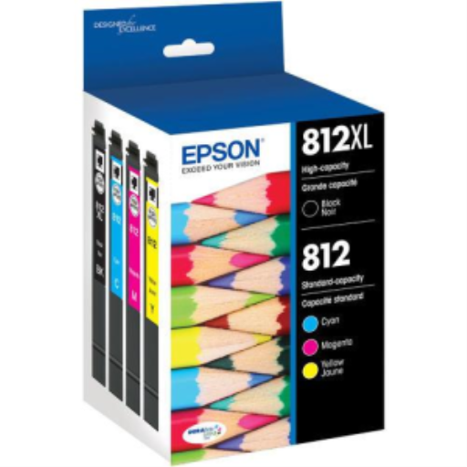 T812XL-BCS Epson EPSON T812 High Capacity Black and Standard – Inkjets | Epson