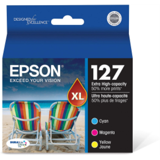 T127520S Epson 127 Extra HighCAP Color Original Ink Cartridge – Inkjets | Epson