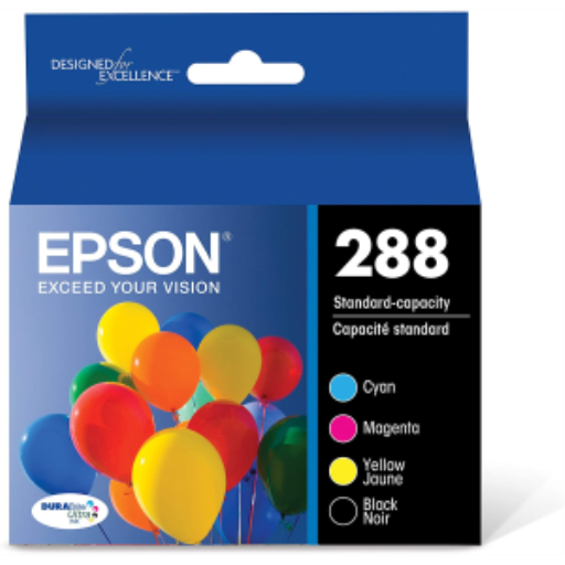 T288120BCS Epson 288 BCombo Black and Color Original Ink Cartridge – Inkjets | Epson