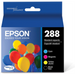 T288120BCS Epson 288 BCombo Black and Color Original Ink Cartridge – Inkjets | Epson