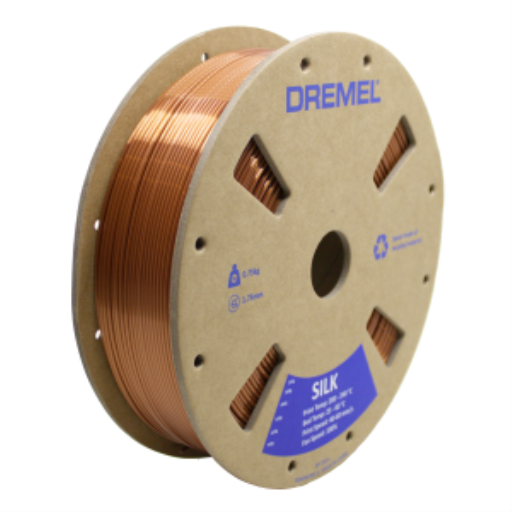 3D Silk PLA Filament Spool, 1.75mm Diameter, Copper 0.75kg – – 3D Filament – 3PI Tech Solutions, Inc